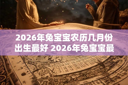 2026年兔宝宝农历几月份出生最好 2026年兔宝宝最佳出生月份
