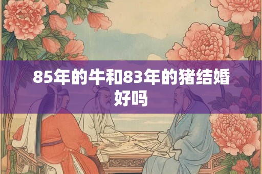 85年的牛和83年的猪结婚好吗