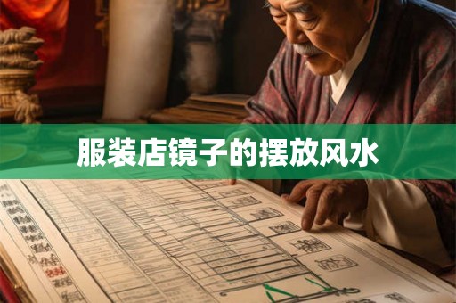 服装店镜子的摆放风水