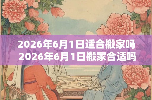 2026年6月1日适合搬家吗 2026年6月1日搬家合适吗