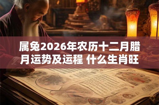 属兔2026年农历十二月腊月运势及运程 什么生肖旺属兔的人