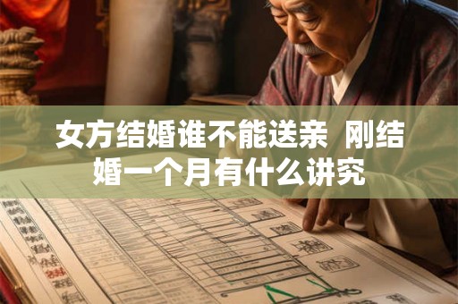 女方结婚谁不能送亲  刚结婚一个月有什么讲究