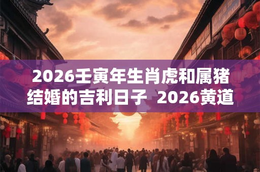 2026壬寅年生肖虎和属猪结婚的吉利日子 2026黄道吉日查询 2026壬寅年生肖虎和属猪结婚的吉利日子 2026黄道吉日查询