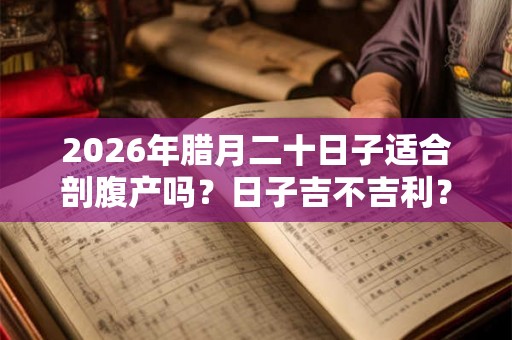 2026年腊月二十日子适合剖腹产吗？日子吉不吉利？