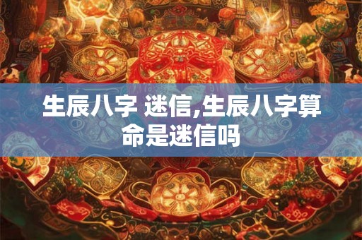 生辰八字 迷信,生辰八字算命是迷信吗