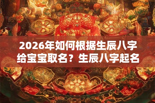 2026年如何根据生辰八字给宝宝取名?生辰八字起名有何讲究? 2026年如何根据生辰八字给宝宝取名?生辰八字起名有何讲究?