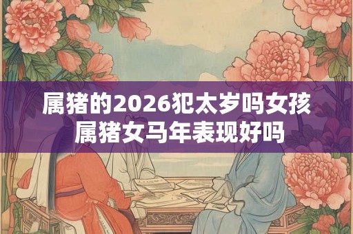 属猪的2026犯太岁吗女孩 属猪女马年表现好吗