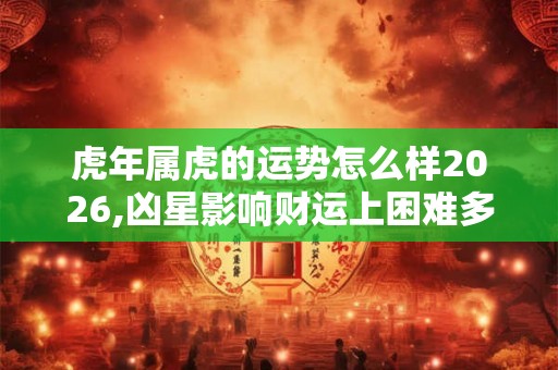 虎年属虎的运势怎么样2026,凶星影响财运上困难多 虎年属虎的运势怎么样2026,凶星影响财运上困难多