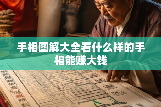 手相图解大全看什么样的手相能赚大钱