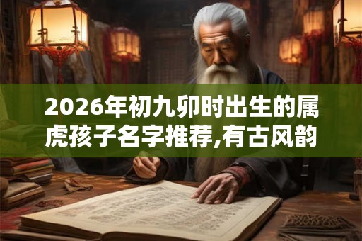 2026年初九卯时出生的属虎孩子名字推荐,有古风韵味 2026年初九卯时出生的属虎孩子名字推荐,有古风韵味