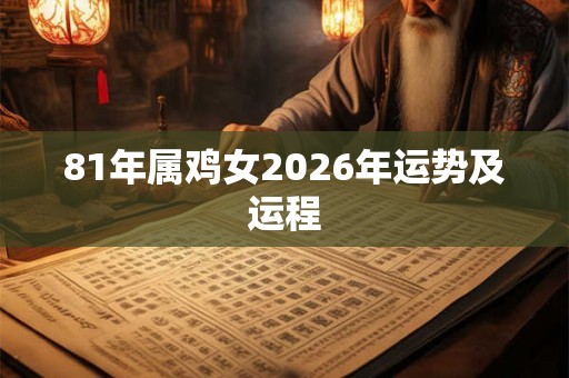 81年属鸡女2026年运势及运程 81年属鸡女2026年运势及运程