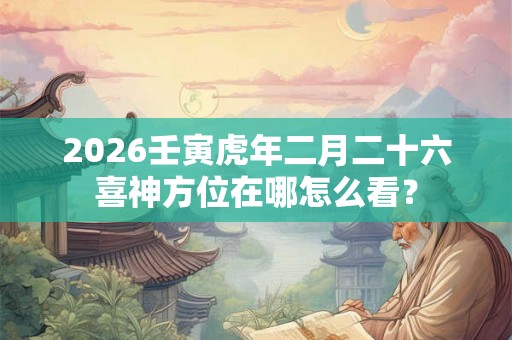 2026壬寅虎年二月二十六喜神方位在哪怎么看？