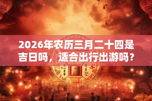 2026年农历三月二十四是吉日吗,适合出行出游吗? 2026年农历三月二十四是吉日吗,适合出行出游吗?