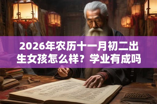 2026年农历十一月初二出生女孩怎么样？学业有成吗？