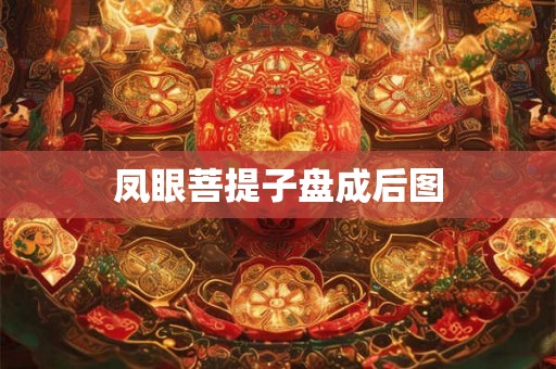 凤眼菩提子盘成后图