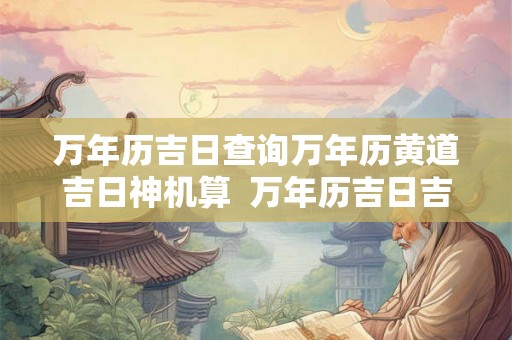万年历吉日查询万年历黄道吉日神机算 万年历吉日吉时查询2026 万年历吉日查询万年历黄道吉日神机算 万年历吉日吉时查询2026