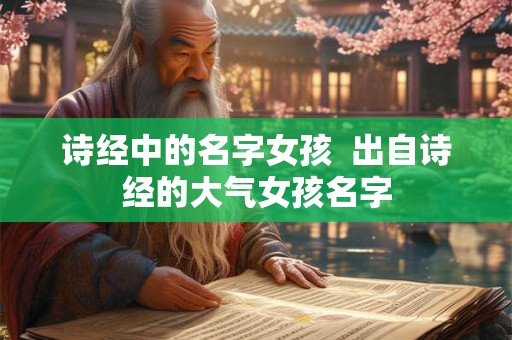 诗经中的名字女孩  出自诗经的大气女孩名字
