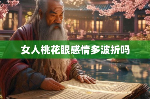 女人桃花眼感情多波折吗