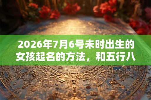 2026年7月6号未时出生的女孩起名的方法,和五行八字。 2026年7月6号未时出生的女孩起名的方法,和五行八字。
