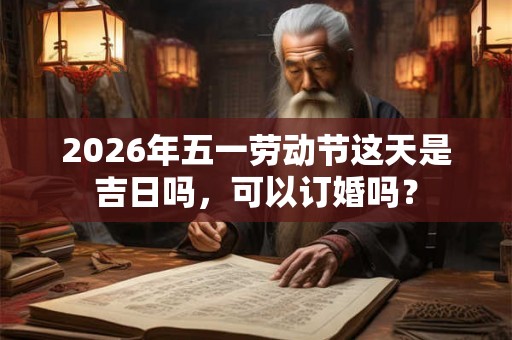 2026年五一劳动节这天是吉日吗,可以订婚吗? 2026年五一劳动节这天是吉日吗,可以订婚吗?