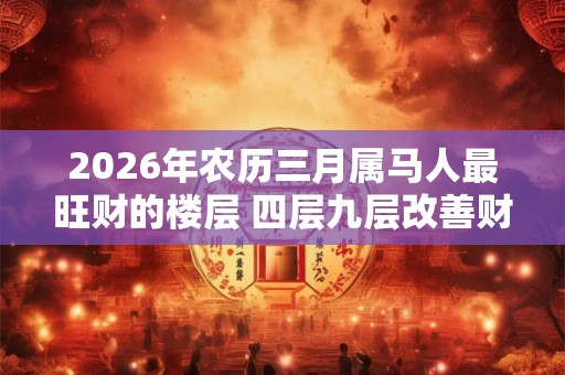 2026年农历三月属马人最旺财的楼层 四层九层改善财运