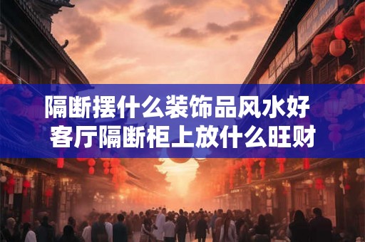 隔断摆什么装饰品风水好  客厅隔断柜上放什么旺财