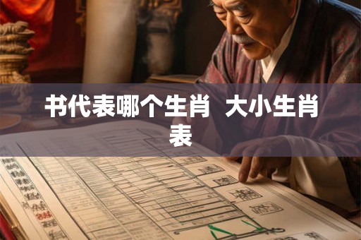 书代表哪个生肖 大小生肖表 书代表哪个生肖 大小生肖表