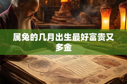 属兔的几月出生最好富贵又多金 属兔的几月出生最好富贵又多金