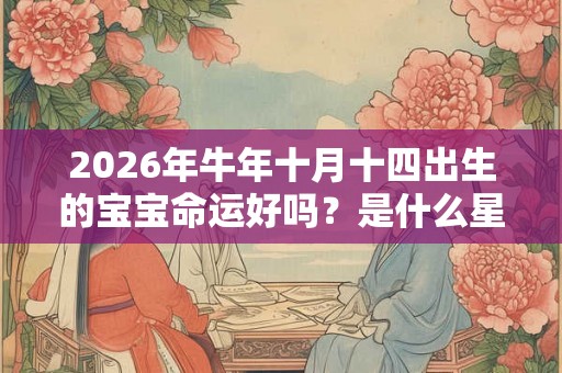 2026年牛年十月十四出生的宝宝命运好吗？是什么星座？