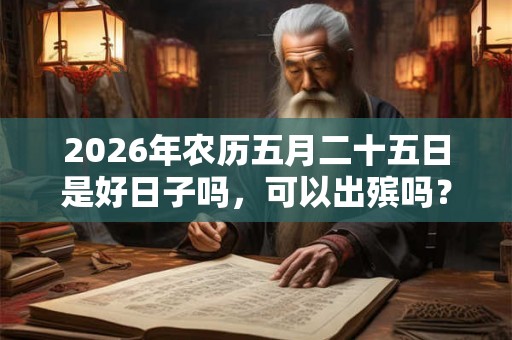 2026年农历五月二十五日是好日子吗,可以出殡吗? 2026年农历五月二十五日是好日子吗,可以出殡吗?