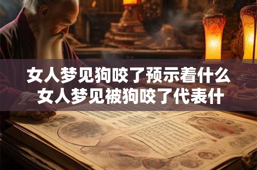 女人梦见狗咬了预示着什么 女人梦见被狗咬了代表什么含义
