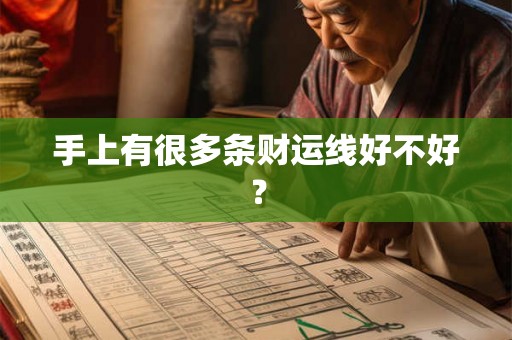 手上有很多条财运线好不好？