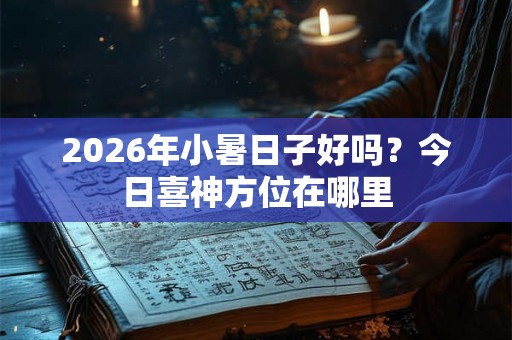 2026年小暑日子好吗？今日喜神方位在哪里