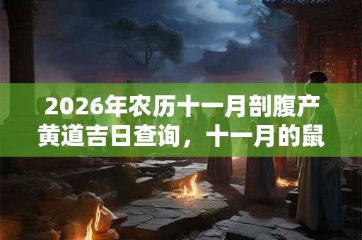 2026年农历十一月剖腹产黄道吉日查询，十一月的鼠宝宝好不好？