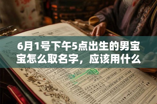 6月1号下午5点出生的男宝宝怎么取名字，应该用什么字好
