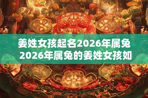 姜姓女孩起名2026年属兔 2026年属兔的姜姓女孩如何起名 姜姓女孩起名2026年属兔 2026年属兔的姜姓女孩如何起名