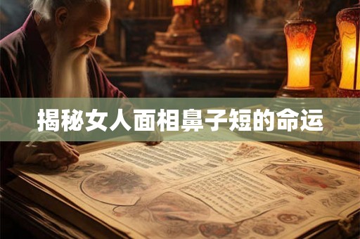 揭秘女人面相鼻子短的命运