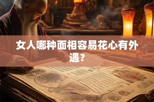 女人哪种面相容易花心有外遇？