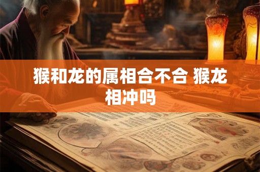 猴和龙的属相合不合 猴龙相冲吗 猴和龙的属相合不合 猴龙相冲吗