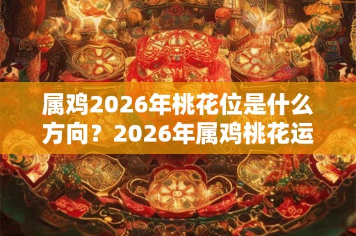 属鸡2026年桃花位是什么方向？2026年属鸡桃花运势好吗？