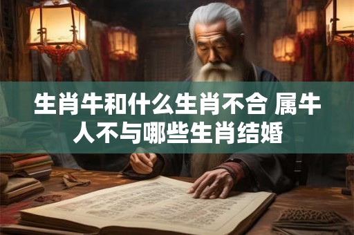 生肖牛和什么生肖不合 属牛人不与哪些生肖结婚