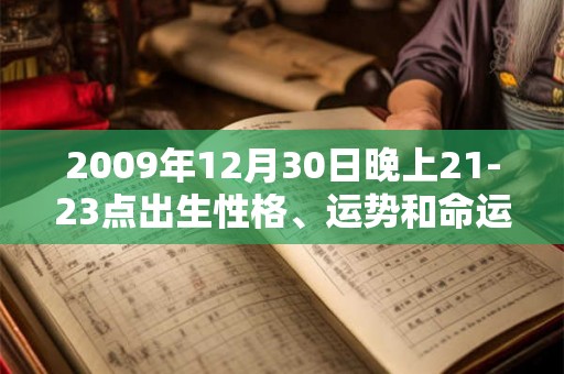 2009年12月30日晚上21-23点出生性格、运势和命运 2009年12月30日晚上21-23点出生性格、运势和命运