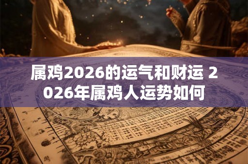 属鸡2026的运气和财运 2026年属鸡人运势如何 属鸡2026的运气和财运 2026年属鸡人运势如何