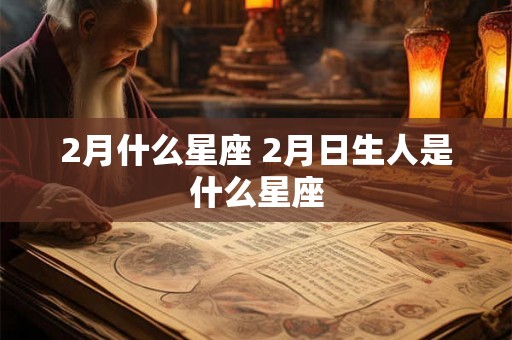 2月什么星座 2月日生人是什么星座