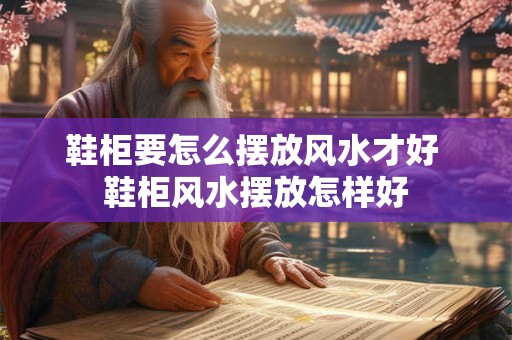 鞋柜要怎么摆放风水才好 鞋柜风水摆放怎样好