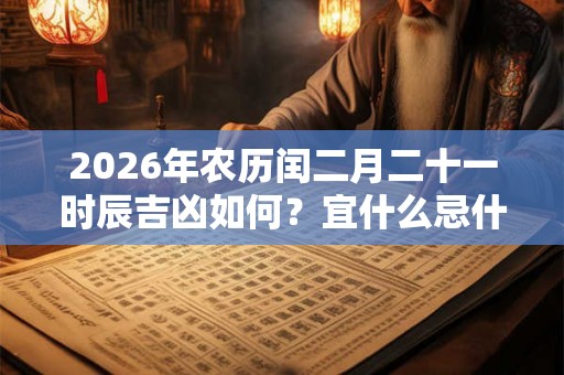2026年农历闰二月二十一时辰吉凶如何？宜什么忌什么？