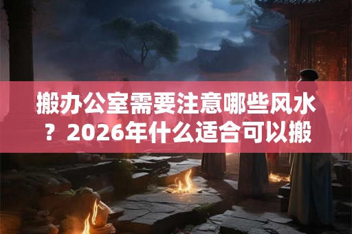 搬办公室需要注意哪些风水？2026年什么适合可以搬办公室？