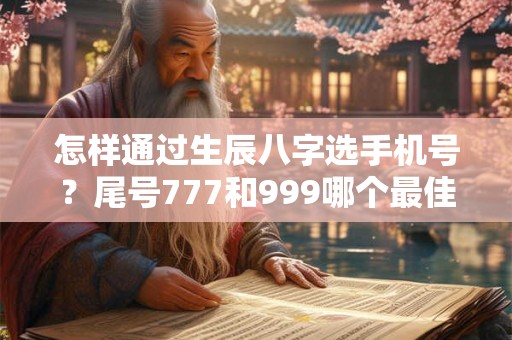 怎样通过生辰八字选手机号?尾号777和999哪个最佳? 怎样通过生辰八字选手机号?尾号777和999哪个最佳?