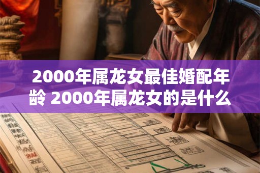 2000年属龙女最佳婚配年龄 2000年属龙女的是什么命