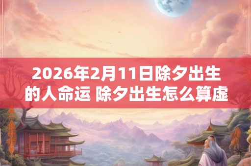 2026年2月11日除夕出生的人命运 除夕出生怎么算虚岁